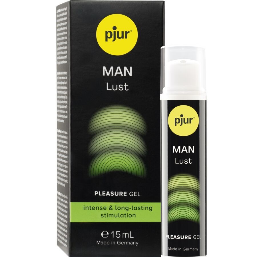 PJUR - MAN LUST PLEASURE GEL STIMOLAZIONE INTENSA E DI LUNGA DURATA 15 ML PJUR - MAN LUST PLEASURE GEL INTENSE & LONG-LASTING STIMULATION 15 ML