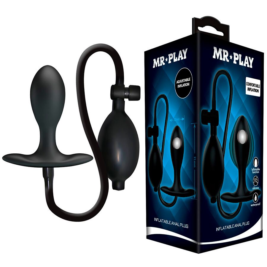 MR PLAY - TAPPO ANALE GONFIABILE REGOLABILE MR PLAY - ADJUSTABLE INFLATABLE ANAL PLUG