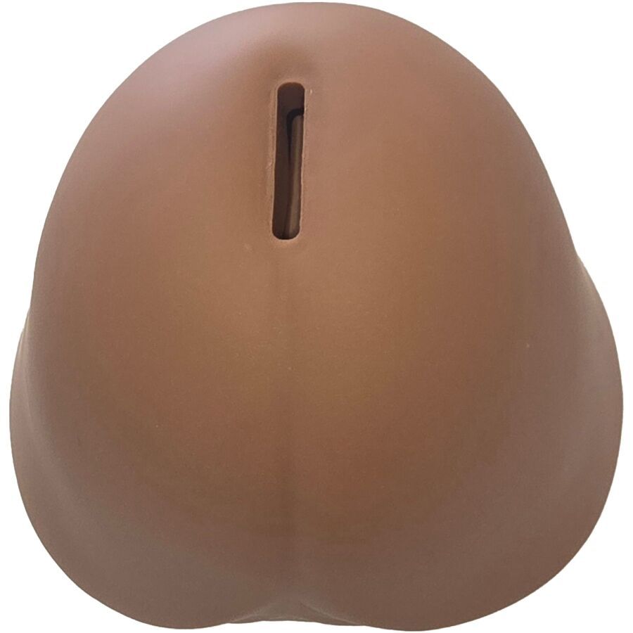 DIABLO PICANTE - SALVADANAIO A FORMA DI GLANCE TONO SCURO DIABLO PICANTE - PIGGY BANK IN THE SHAPE OF A GLANS DARK TONE