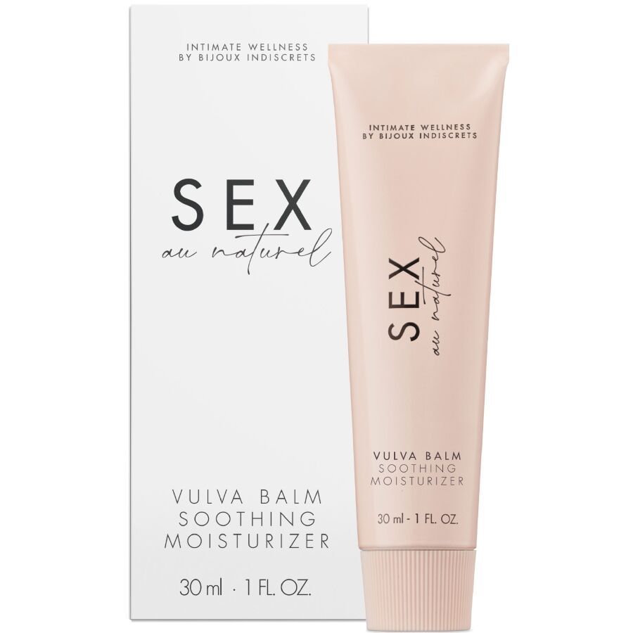 BIJOUX INDISCRETS - SEX AU NATUREL BALSAMO VULVA IDRATANTE LENITIVO 30 ML BIJOUX INDISCRETS - SEX AU NATUREL VULVA BALM SOOTHING MOISTURIZER 30 ML