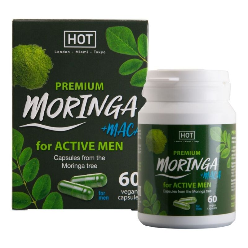 HOT - MORINGA MEN CAPS UOMO 60 UNIT· HOT - MORINGA MEN CAPS MAN 60 UNITS
