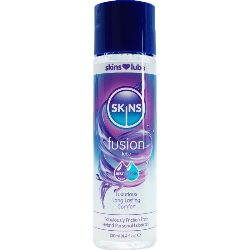 SKINS - FUSION LUBRIFICANTE IBRIDO A BASE DI ACQUA E SILICONE 130 ML SKINS - FUSION LUBRIFICANTE IBRIDO A BASE DI ACQUA E SILICONE 130 ML