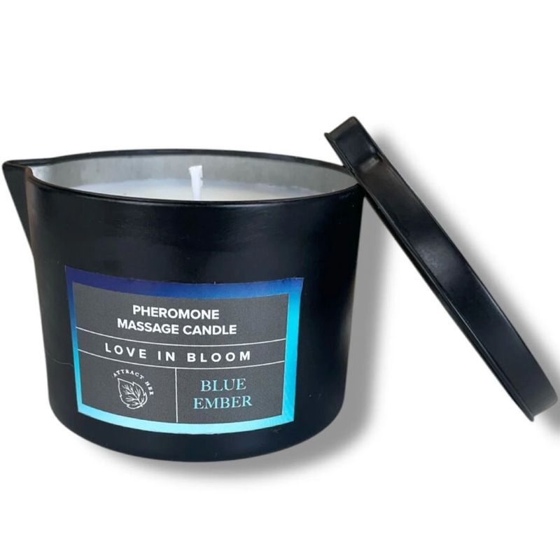 EYE OF LOVE - BLOOM CANDELA DA MASSAGGIO INDICA BLUE EMBER 150 ML EYE OF LOVE - BLOOM CANDELA DA MASSAGGIO INDICA BLUE EMBER 150 ML