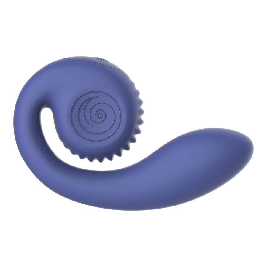 SNAIL VIBE - VIBRATORE VIOLA GIZI LITE DOPPIO PUNTO G E CLITORIDEO SNAIL VIBE - GIZI LITE DUAL G-SPOT & CLITORAL PURPLE VIBRATOR