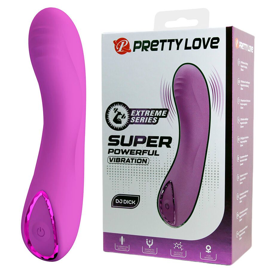 PRETTY LOVE - DJ DICK VIBRATORE VIOLA G-SPOT PRETTY LOVE - DJ DICK G-SPOT PURPLE VIBRATOR