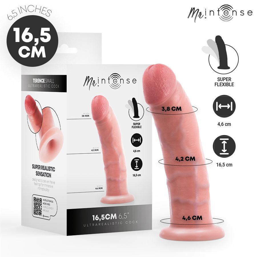 MR INTENSE - SMALL TERENCE DILDO 16.5 CM -�- 4.6 CM