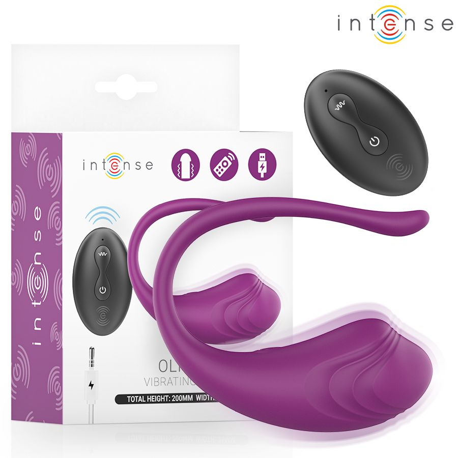 INTENSE - OLIVIA PURPLE UOVO VIBRANTE CON TELECOMANDO INTENSE - OLIVIA PURPLE UOVO VIBRANTE CON TELECOMANDO