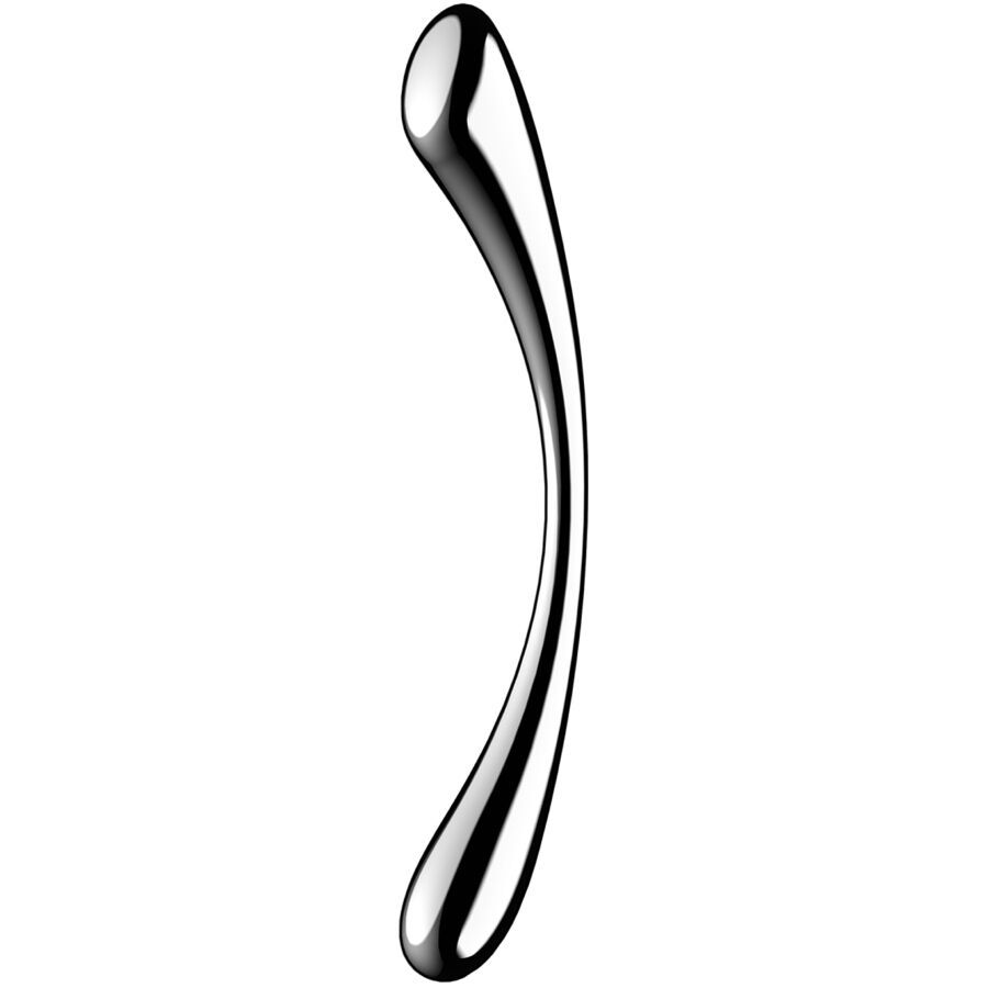 SATISFYER - DILDO A DOPPIA ESTREMIT� IN ACCIAIO INOX COSMIC CREST 1