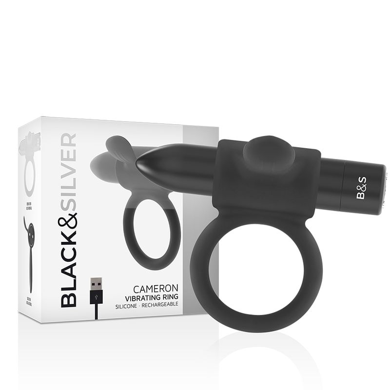 BLACK&SILVER - ANELLO RICARICABILE CAMERON BLACK BLACK&SILVER - ANELLO RICARICABILE CAMERON BLACK