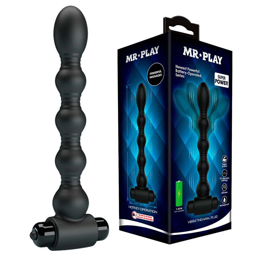 MR PLAY - MASSAGGIATORE ANALE VIBRANTE MR PLAY - MASSAGGIATORE ANALE VIBRANTE