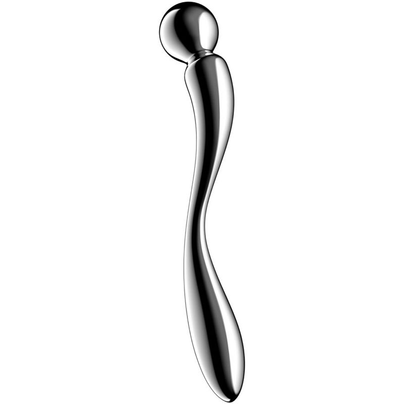 SATISFYER - STAR FORCE 2 STAINLESS STEEL DOUBLE-ENDED DILDO