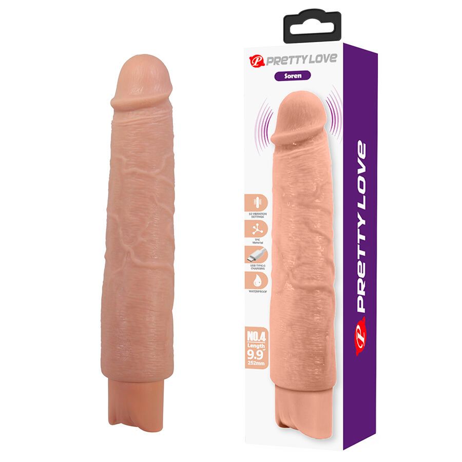 PRETTY LOVE - SOREN VIBRATORE REALISTICO FLESSIBILE PRETTY LOVE - SOREN VIBRATORE REALISTICO FLESSIBILE
