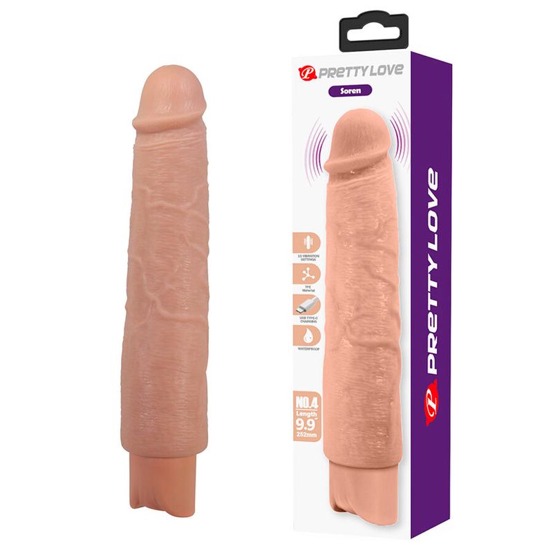 PRETTY LOVE - SOREN VIBRATORE REALISTICO FLESSIBILE PRETTY LOVE - SOREN VIBRATORE REALISTICO FLESSIBILE