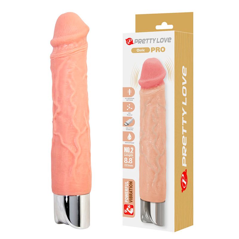 PRETTY LOVE - OSRIC PRO VIBRATORE REALISTICO FLESSIBILE PRETTY LOVE - OSRIC PRO VIBRATORE REALISTICO FLESSIBILE
