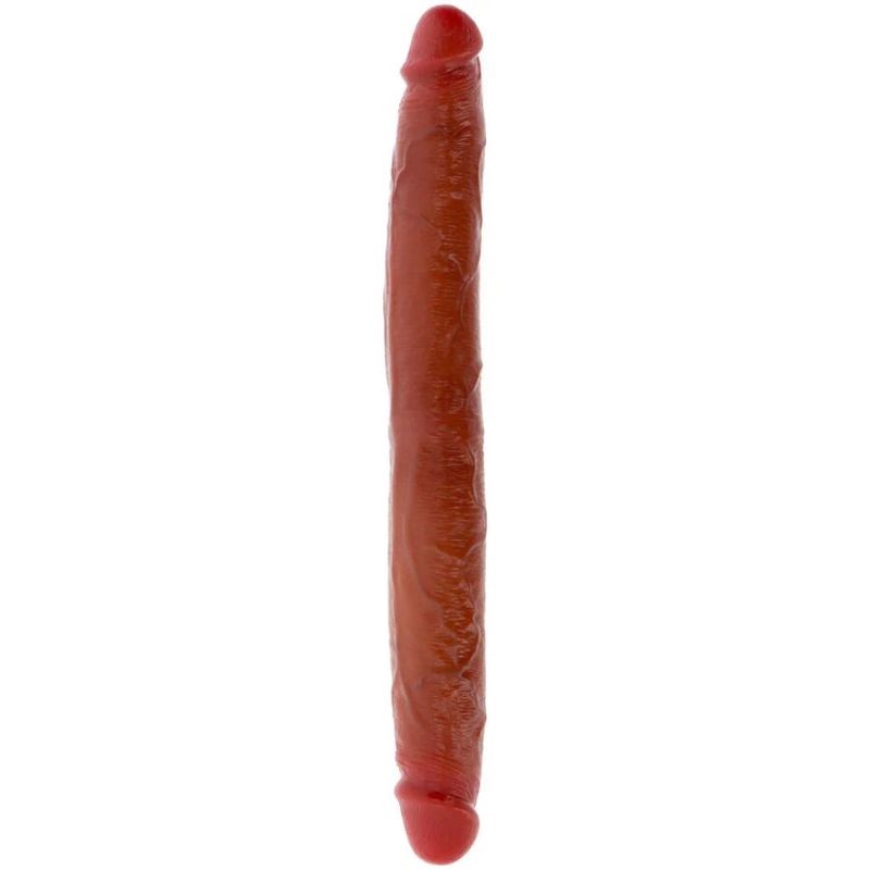 GET REAL - DILDO IN SILICONE A DOPPIA ESTREMIT� CARAMELLO 35 CM