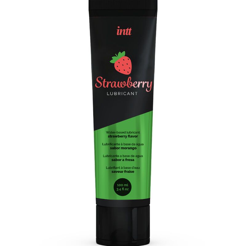 INTT LUBRICANTS - LUBRIFICANTE INTIMO A BASE ACQUOSA GUSTO FRAGOLA INTT LUBRICANTS - INTIMATE WATER-BASED LUBRICANT STRAWBERRY FLAVOR