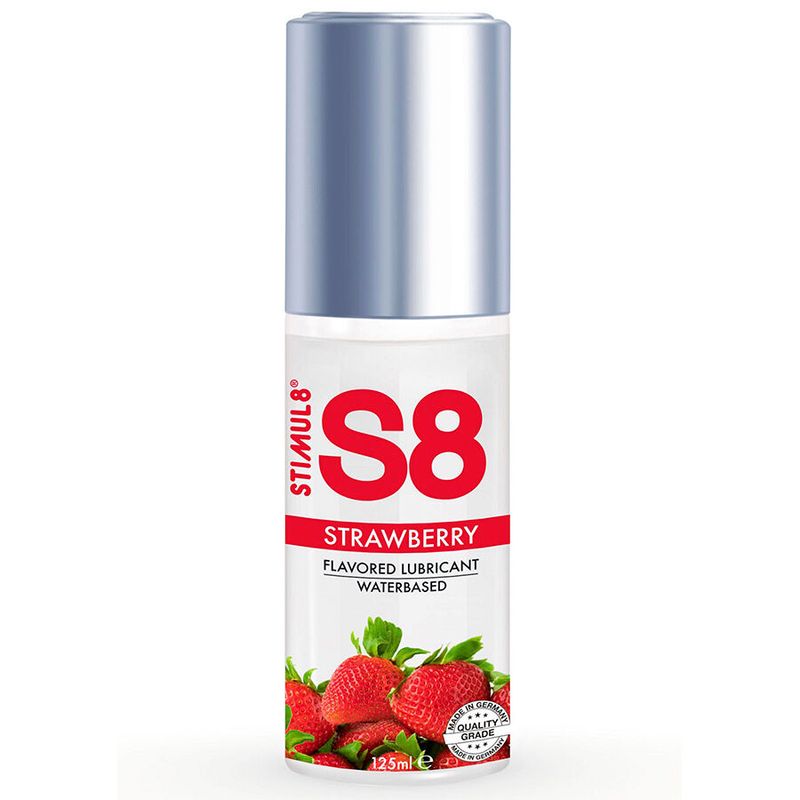 STIMUL8 - S8 LUBRIFICANTE ALLA FRAGOLA 125 ML STIMUL8 - S8 STRAWBERRY LUBRICANT 125 ML