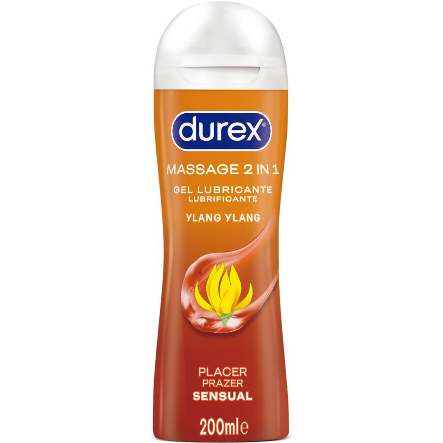 DUREX - GEL LUBRIFICANTE DA MASSAGGIO SENSUALE YLANG YLANG 200 ML DUREX - YLANG YLANG SENSUAL MASSAGE LUBRICANT GEL 200 ML