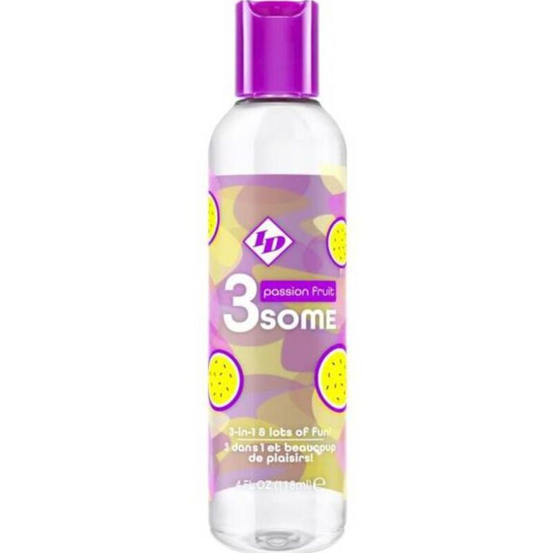 ID 3SOME - BOTTIGLIA DI FRUTTO DELLA PASSIONE DA 4 FL OZ ID 3SOME - 4 FL OZ PASSION FRUIT BOTTLE