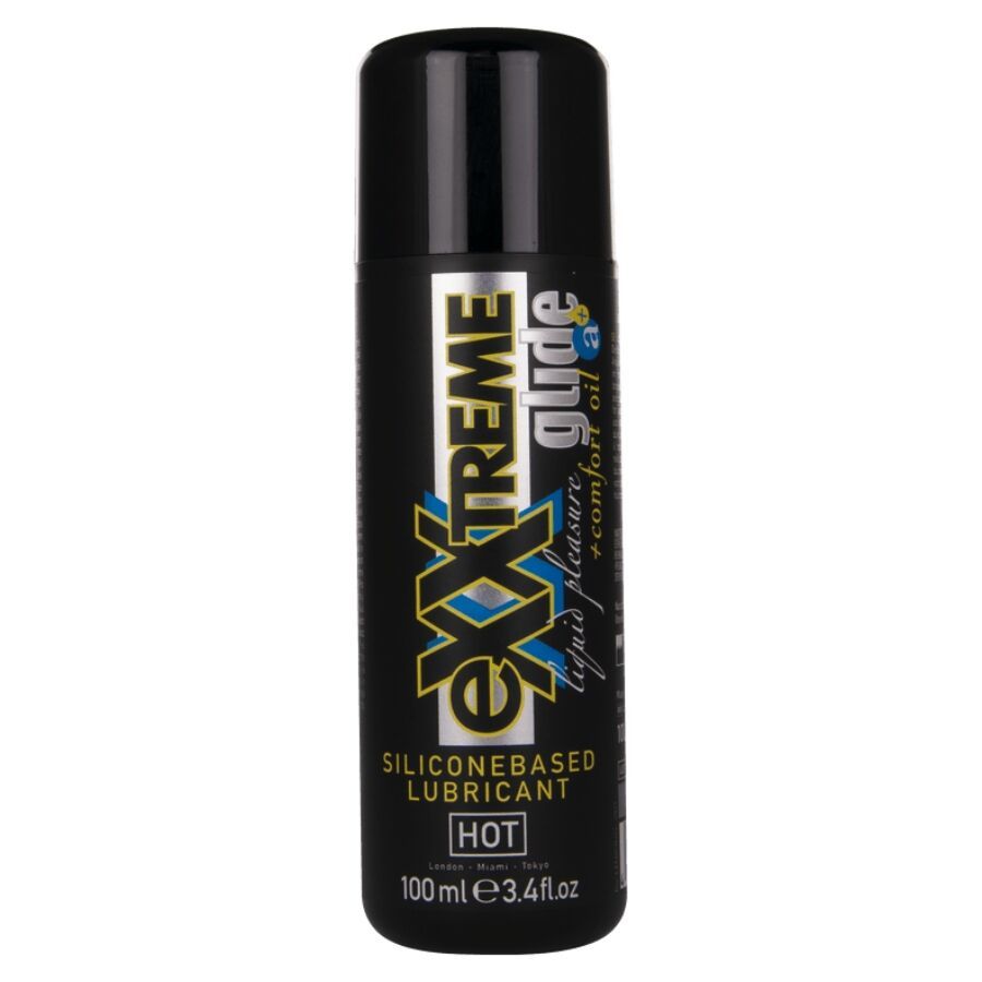 HOT - EXXTREME GLIDE SILICONEBASED LUBRICANT + COMFORT OIL A+ 100 ML