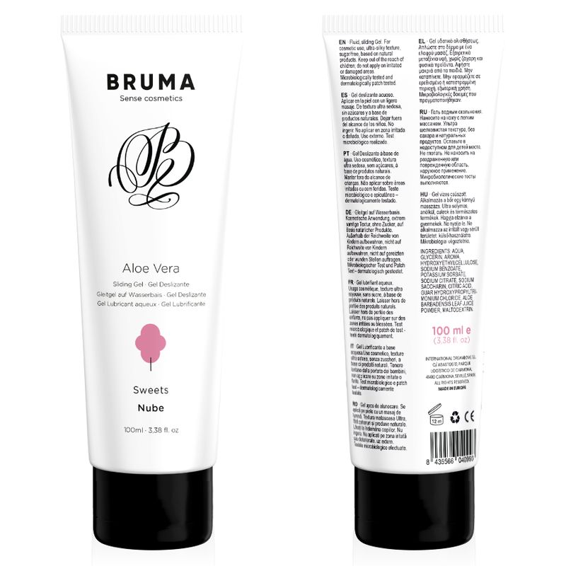 BRUMA - GEL SCORREVOLE ALOE VERA GUSTO DOLCI 100 ML BRUMA - ALOE VERA SLIDING GEL SWEETS FLAVOR 100 ML