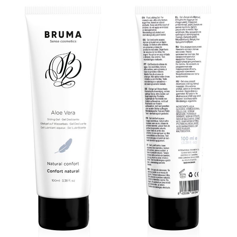 BRUMA - GEL SCORREVOLE ALOE VERA NATURALE CONFORT 100 ML BRUMA - ALOE VERA SLIDING GEL NATURAL CONFORT 100 ML
