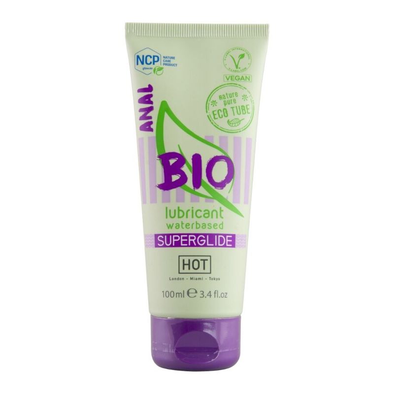 HOT - LUBRIFICANTE BIO A BASE D'ACQUA ANAL 100 ML HOT - LUBRIFICANTE BIO A BASE D'ACQUA ANAL 100 ML