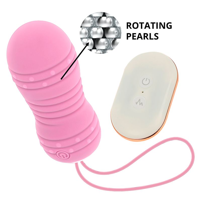 OHMAMA - UOVO TELECOMANDO 7 MODALIT� ROTAZIONE ROSA
