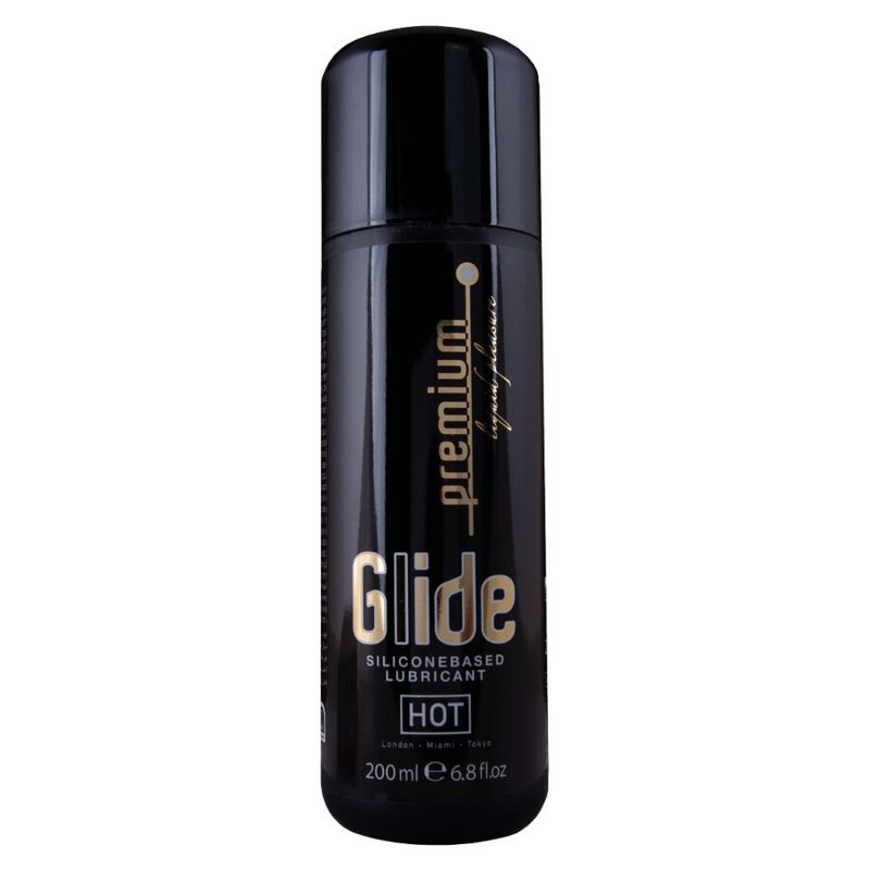 HOT - LUBRIFICANTE A BASE DI SILICONE PREMIUM SILICONE GLIDE 200 ML HOT - LUBRIFICANTE A BASE DI SILICONE PREMIUM SILICONE GLIDE 200 ML