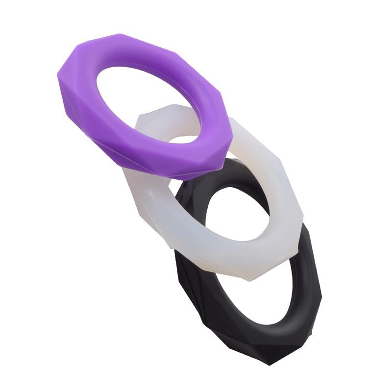 Fantasy C-Ringz Silicone Designer Stamina Set Purple Fantasy C-Ringz Silicone Designer Stamina Set Purple