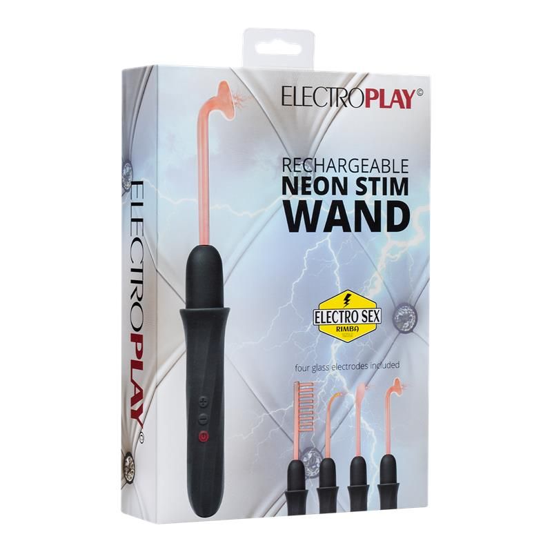 Wand Neon Stim with 4 Glass Electrodes Wand Neon Stim with 4 Glass Electrodes