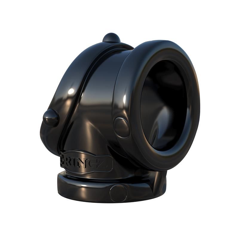 Fantasy C-Ringz Rock Hard Cock Pipe Black Fantasy C-Ringz Rock Hard Cock Pipe Black
