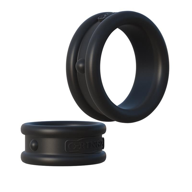 2 Set Penis Ring Black 2 Set Penis Ring Black