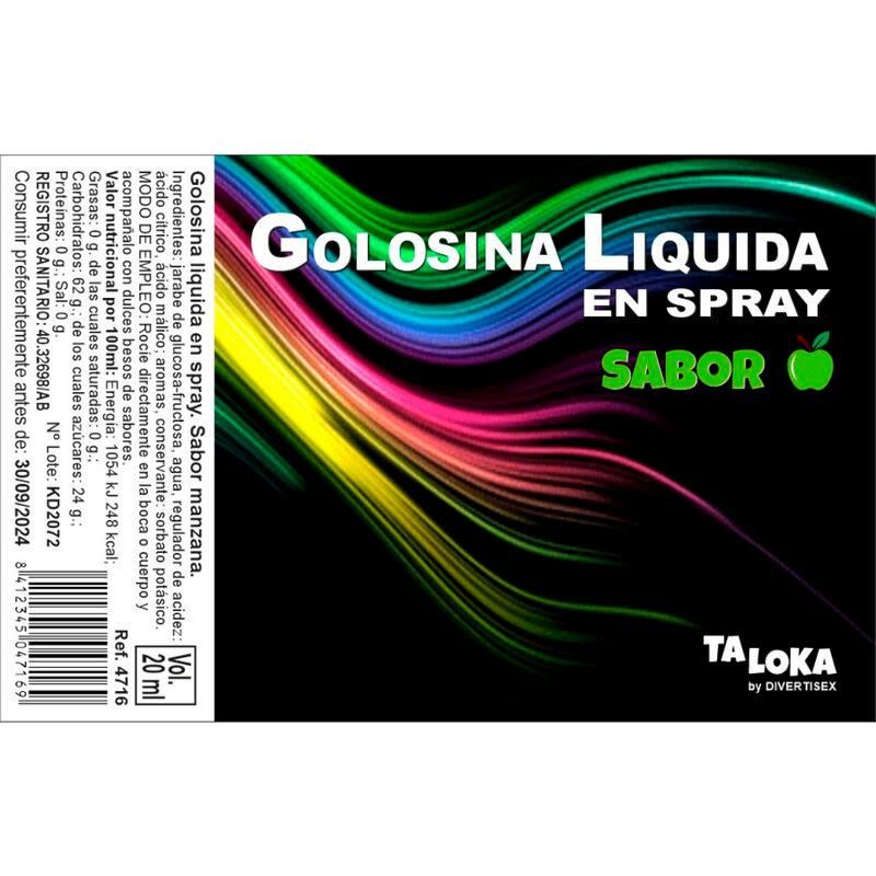 Apple Flavored Liquid Candy Spray 20 ml Apple Flavored Liquid Candy Spray 20 ml