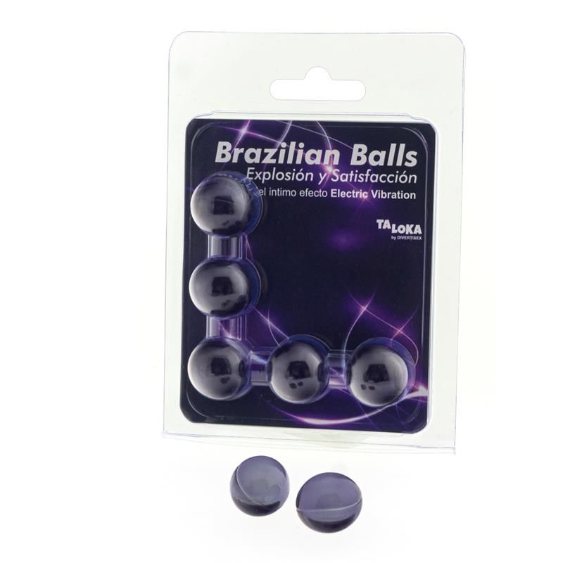 Set 5 Brazilian Balls Gel Electric Vibration Effect Set 5 Brazilian Balls Gel Electric Vibration Effect