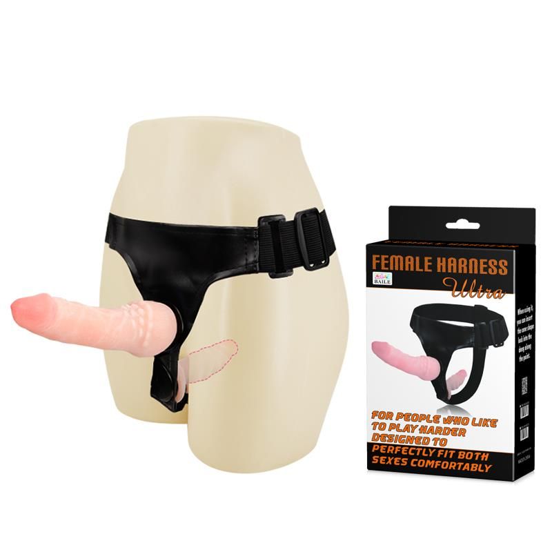 Double Ultra Penetration Strap-On Flesh Double Ultra Penetration Strap-On Flesh