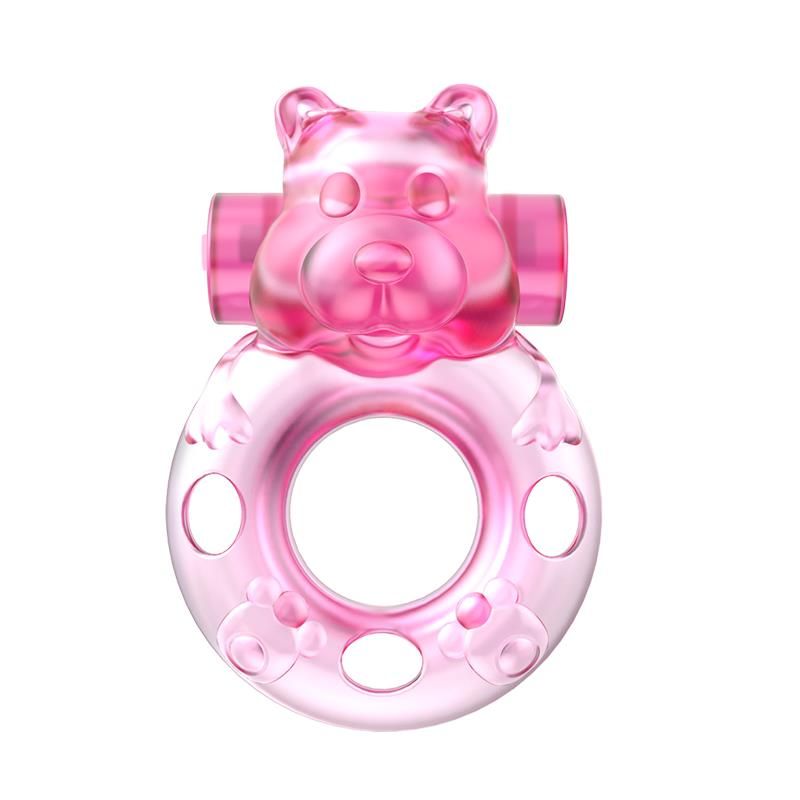 Cock Ring with Vibrating Bullet Bear Cock Ring with Vibrating Bullet Bear