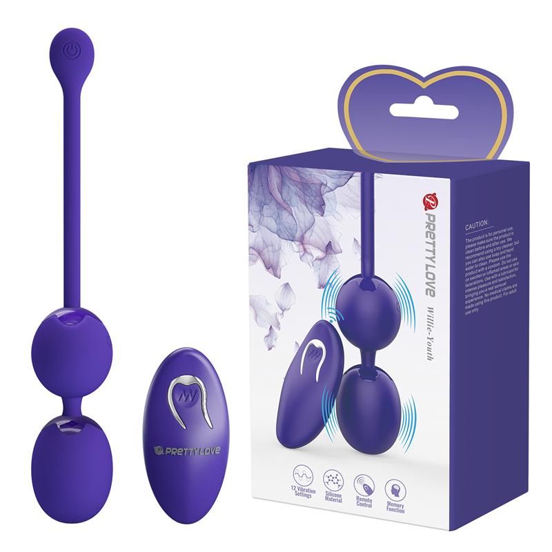 Willie Youth Vibrating Kegel Balls with Remote Willie Youth Vibrating Kegel Balls with Remote