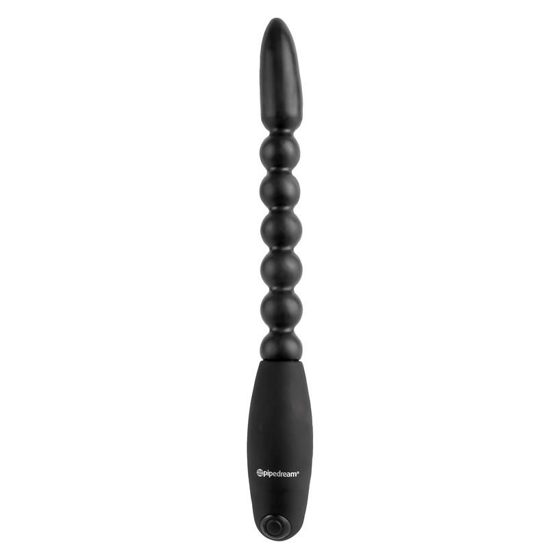 Anal Balls with Vibration Flexa Pleaser Black Anal Balls with Vibration Flexa Pleaser Black