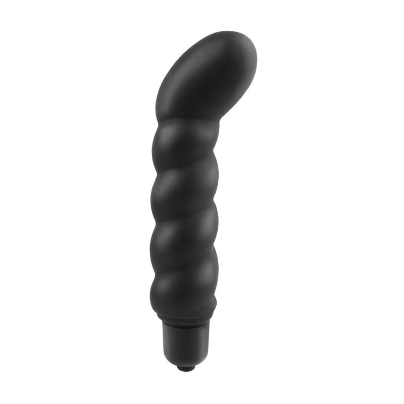 Prostate Stimulator Ribbed P-Spot Vibe Black Prostate Stimulator Ribbed P-Spot Vibe Black