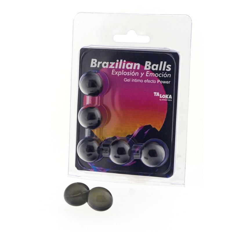Set 5 Brazilian Balls Gel Power Effect Set 5 Brazilian Balls Gel Power Effect