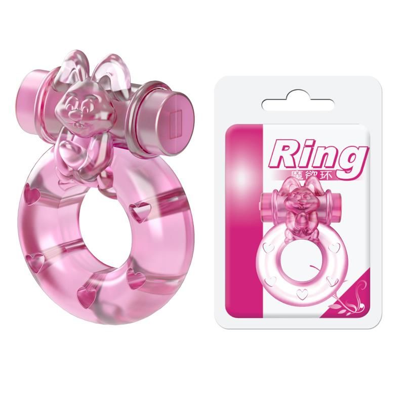 Cock Ring with Vibrating Bullet Rabbit Cock Ring with Vibrating Bullet Rabbit