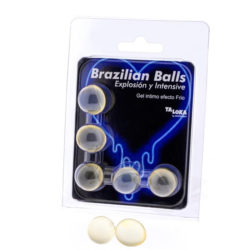 Set 5 Brazilian Balls Vibration and Cold Efect Set 5 Brazilian Balls Vibration and Cold Efect