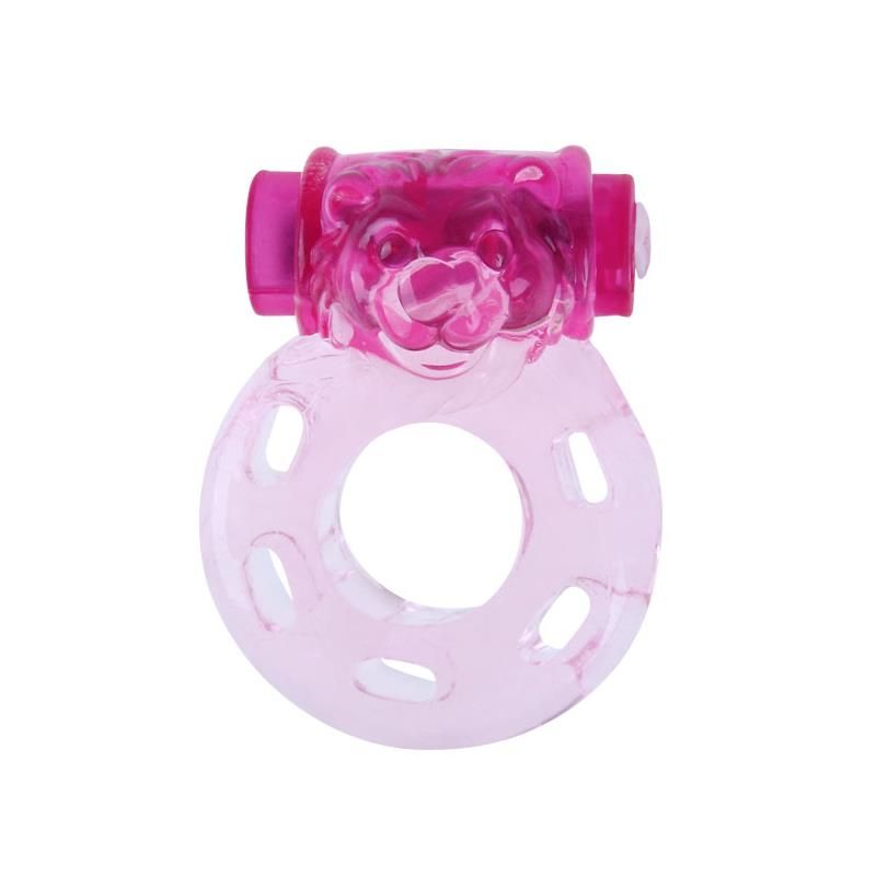 Vibrating Cock Ring Bear Pink Vibrating Cock Ring Bear Pink