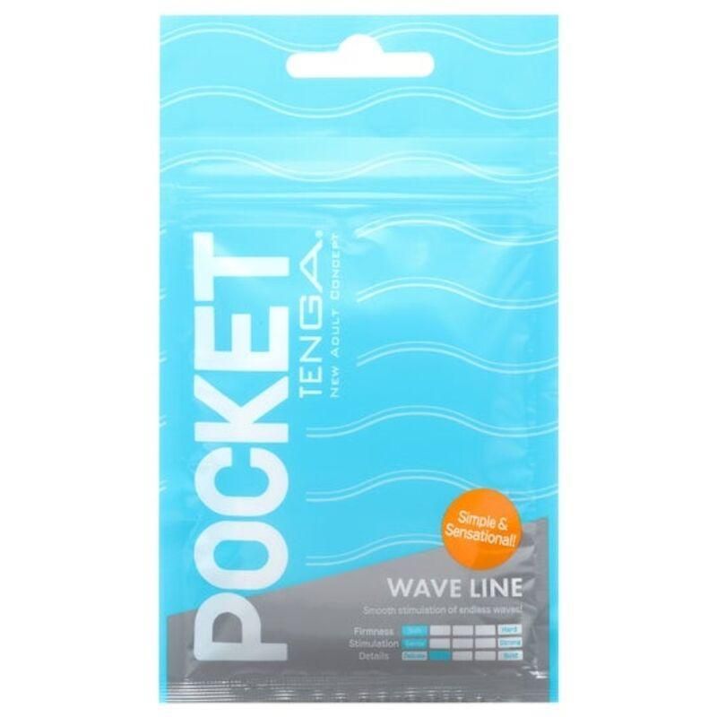 Masturbator Pocket Wave Line Masturbator Pocket Wave Line