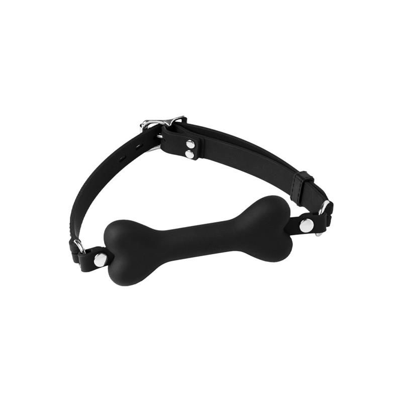 Mouthgag with Dogbone Black Mouthgag with Dogbone Black