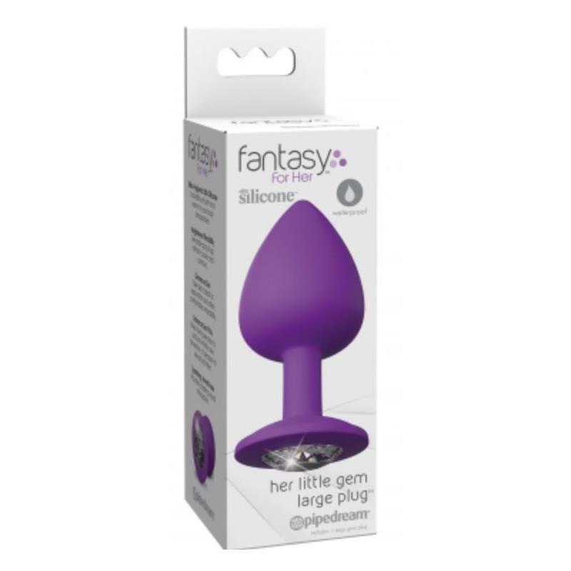 Anal Plug with Gem Size Big Anal Plug with Gem Size Big