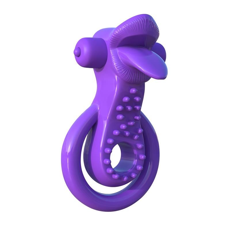 Fantasy C-Ringz Lovely Licks Couples Ring Purple Fantasy C-Ringz Lovely Licks Couples Ring Purple