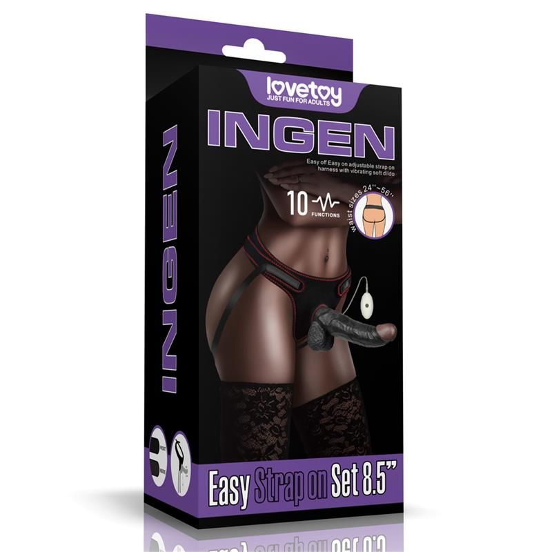 Adjustable Strap on with Dildo 8.5 10 Functions Adjustable Strap on with Dildo 8.5 10 Functions