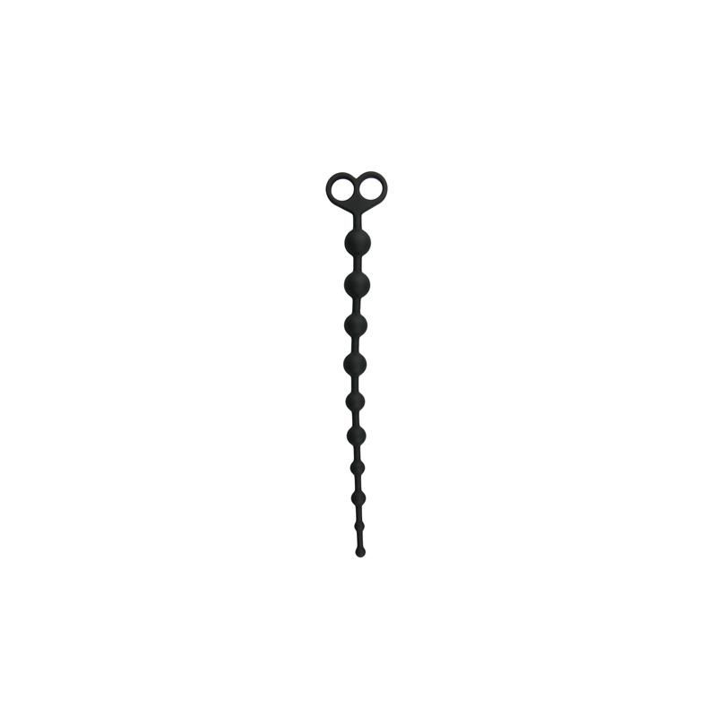 Long Anal Beads Black Long Anal Beads Black
